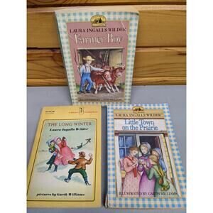 Vintage Little House On The Prairie Books Laura Ingalls Wilder Books Lot of 3
